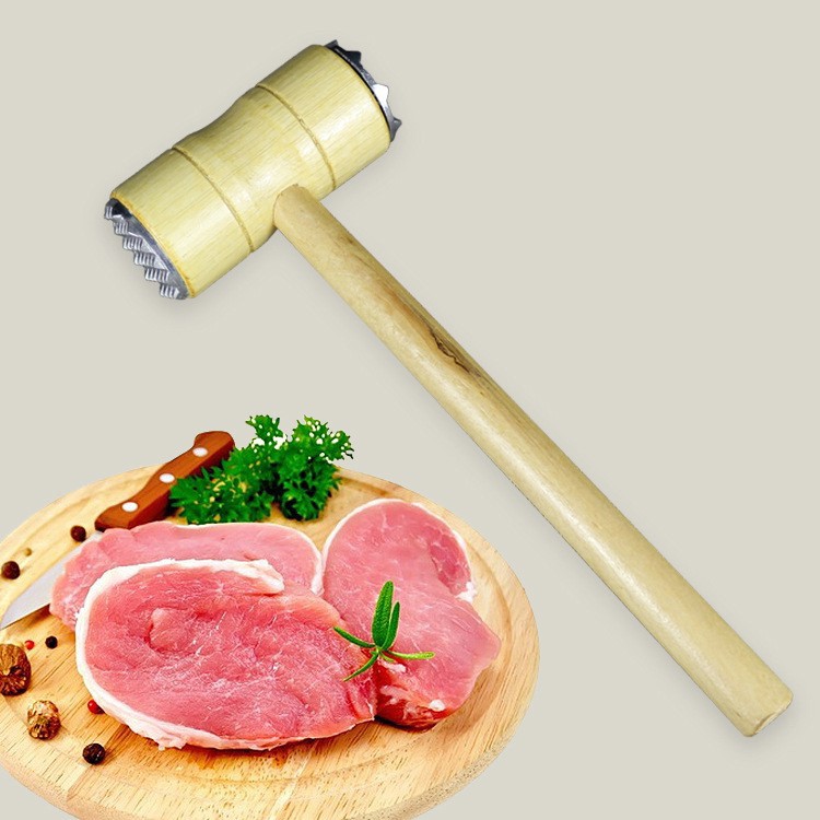 ค้อนทุบเนื้อ ที่ทุบเนื้อ ทำสเต็ก ช่วยทำให้เนื้อนุ่มขึ้น ค้อนทุบเนื้อ ที่ทุบเนื้อ steak ด้ามจับกระชับ