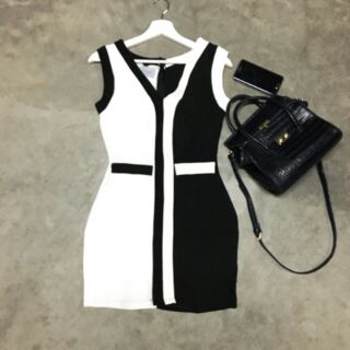 twotone dress