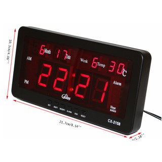 [2158] LED CLOCK -  นาฬิกาLED นาฬิกาเสียบไฟ -พร้อมส่ง