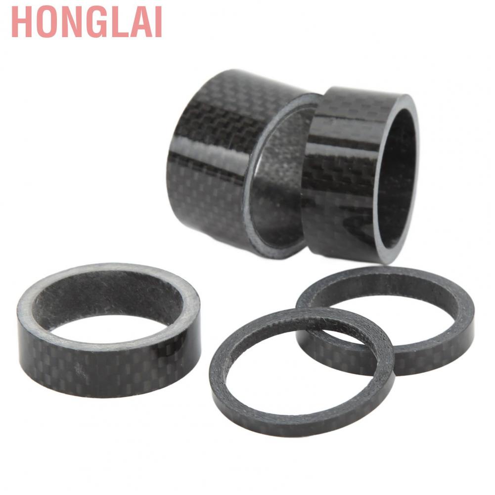 Honglai Bicycle Headset Spacer OD2 Bike Front Fork Stem Spacers Carbon