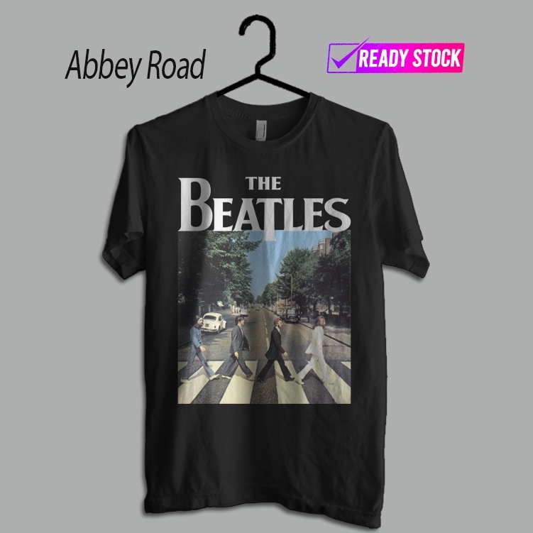 เสื้อยืด The Beatles Abbey Road Band เสื้อยืดเพลง