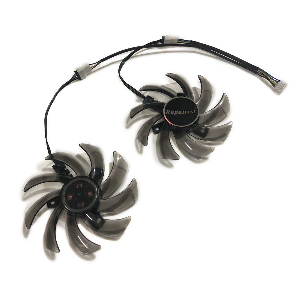 2 ชิ้น/เซ็ต 87 มม. (90 มม.) GA91S2U GPU การ์ดพัดลมสําหรับ Palit GeForce CMP 30HX 6GB GTX 1080 1070 T