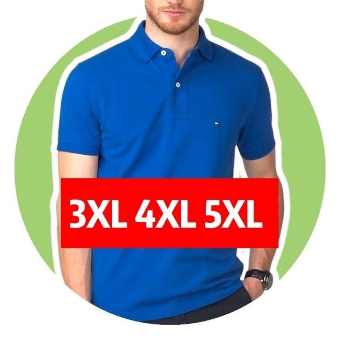 เสื้อโปโลทอมมี่  3XL -​ 5XL หุ่นหมี เกรดพรีเมี่ยม อก 49-53 นิ้ว
