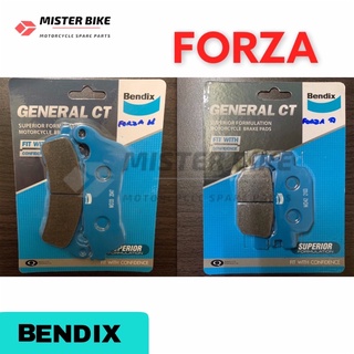 ถูกสุด🔥ผ้าเบรก Bendix FORZA300 ปี 2013-2017 ของแท้ MD33,MD42