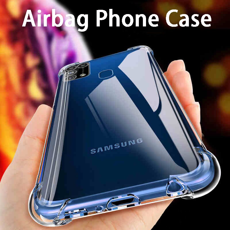 Samsung Galaxy A52 A72 5G M31S M31 M30 A40S A80 A90 A70 A70S A30 A50S Funda ซิลิโคนนุ่ม TPU Coque กั