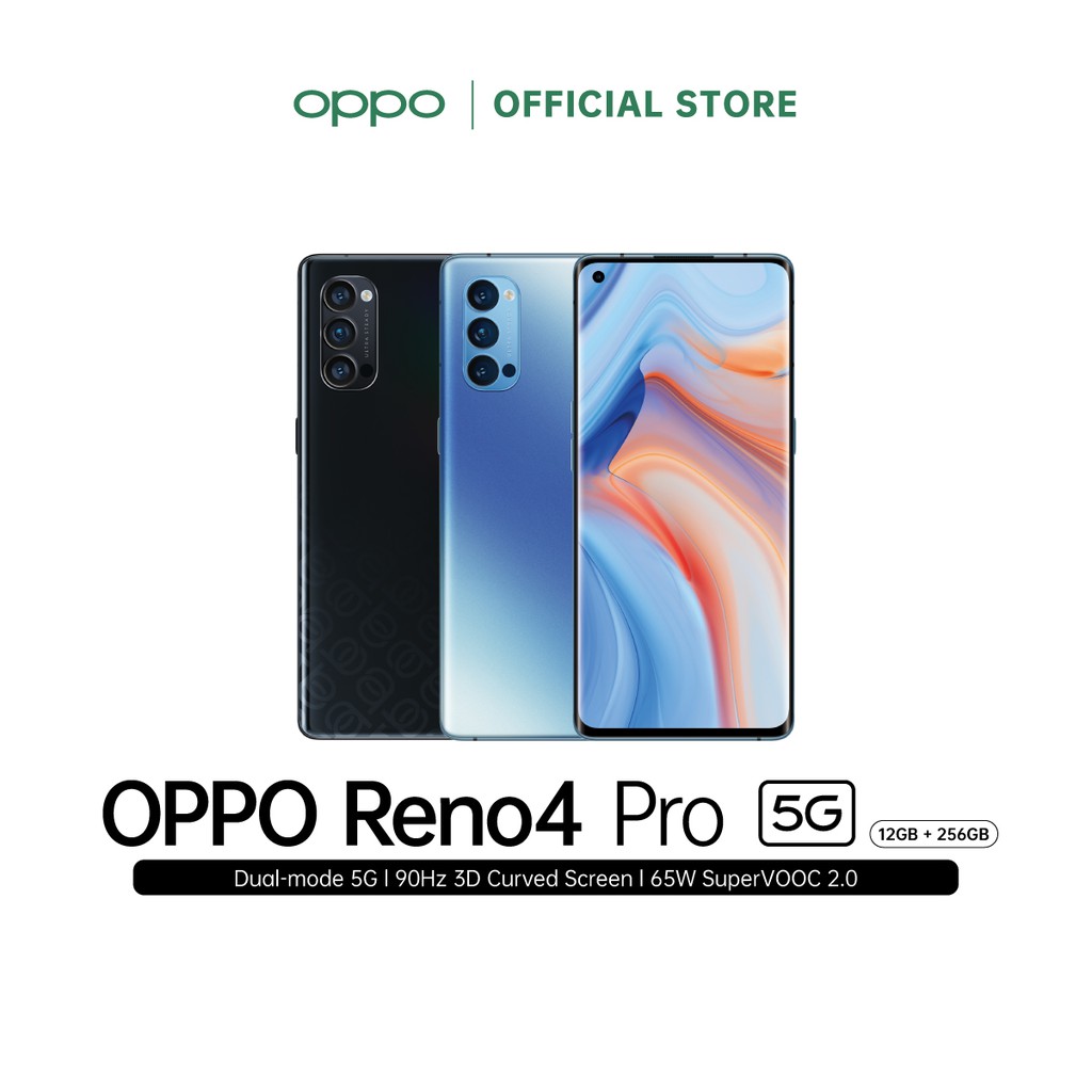 [ผ่อน 0%][ใช้โค๊ดOPPO5G] OPPO Reno4 Pro 5G SuperVOOC 2.0 Qualcomm Snapdragon™ 765G
