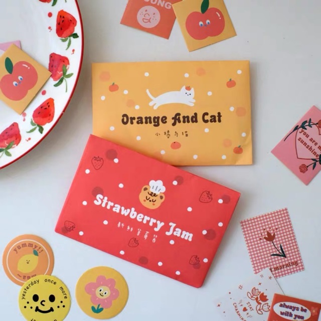 [40ชิ้น] Sticker Pack เซตสติ๊กเกอร์แพคจัดเซตสุดน่ารักเข้ากันเป็นธีมสี สติ๊กเกอร์เกาหลี ไดคัด สติ๊กเกอร์ถุง