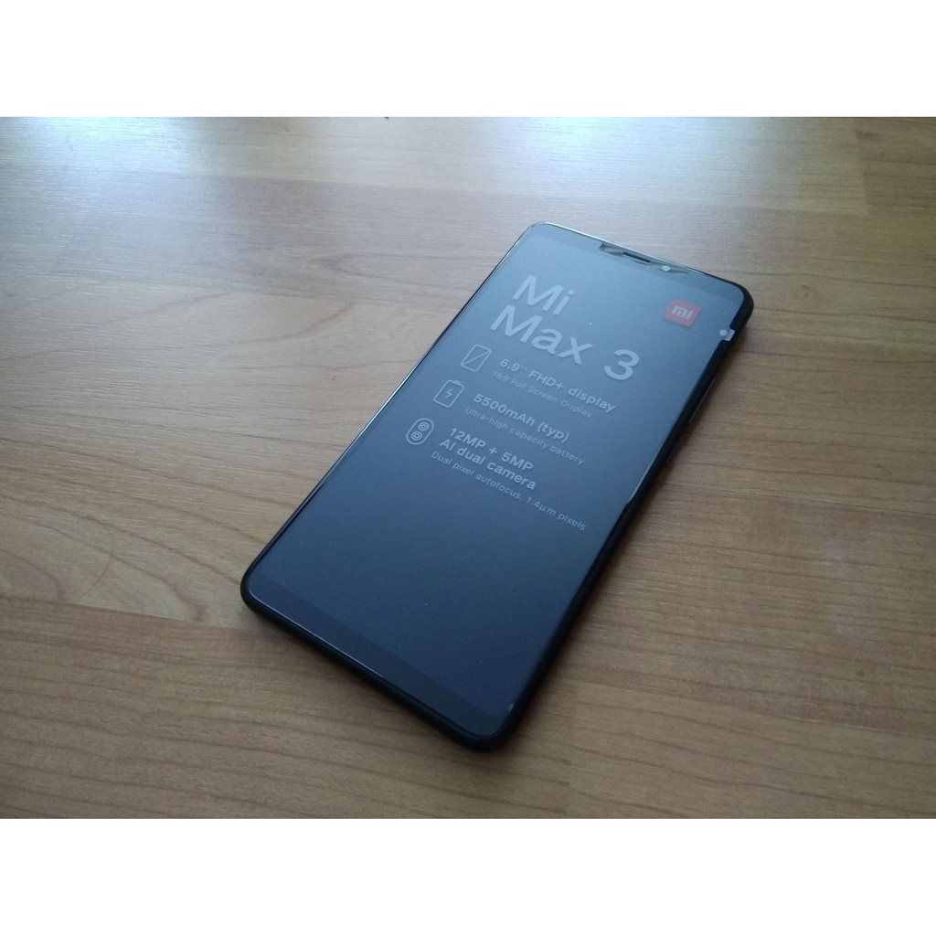 Xiaomi Mi Max 3, 4/64 จอใหญ่ 6.9 นิ้ว FHD คมชัด Andriod 10 แบต 5,500 mAh สภาพใหม่ 99%