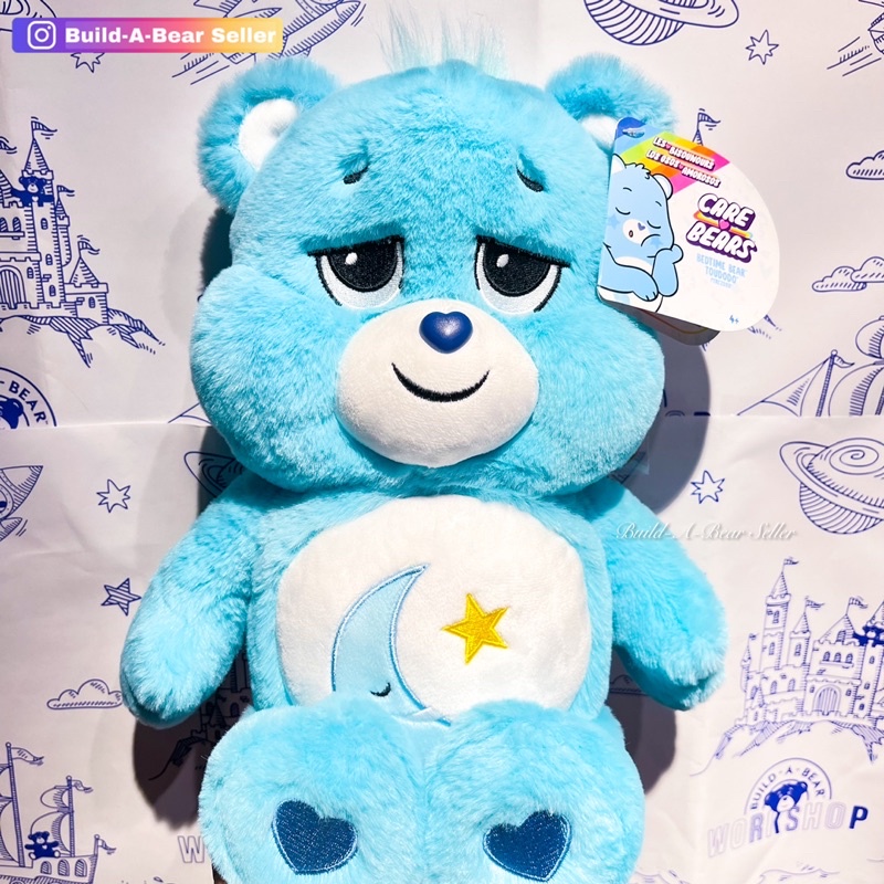 🇺🇸USA🇺🇸 ❤️‍🔥สินค้าขายดี❤️‍🔥 พร้อมส่ง ตุ๊กตาแคร์แบร์ Carebears 16"นิ้ว🌙 Bedtime Bear🌟ของแท้💯นำเข้าจาก