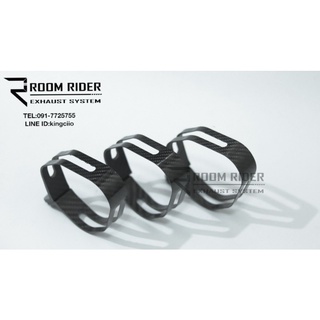 สายรัดคาร์บอนสำหรับรัดท่อ Akrapovic ใบใหญ่ รัดได้ทั้งแท้ทั้ง…