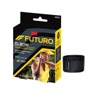 Futuro Tennis Elbow Strap ฟูทูโร่ อุปกรณ์พยุงกล้ามเนื้อแขน ท่อนล่าง ข้อศอก รุ่นปรับกระชับได้ จำนวน 1 ชิ้น (11771)