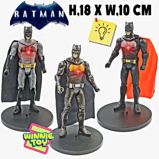 แอ็คชั่น ฟิกเกอร์ โมเดล แบ๊ทแมน action figure batman 3 แบบ มีไฟ มีฐานตั้ง