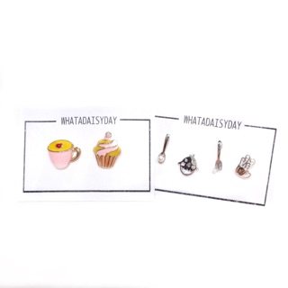 Cupcake earrings ต่างหูคัพเค้ก