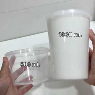 sss slime | พร้อมส่ง‼️ ☁️ สไลม์ขุ่น ☁️ เนื้อนุ่มจิ้มฟิน ไซส์ Jumbo 500 ml. / 1000 ml.