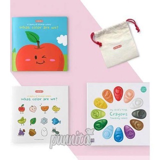 OMMO Baby Crayon สีเทียนปลอดสารพิษ ชุด 12 สี