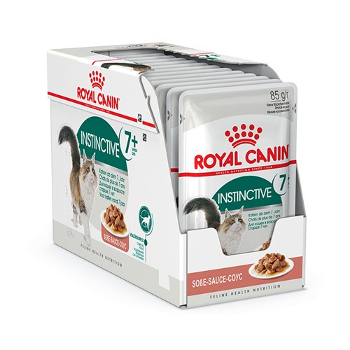 อาหารแมว Royal canin instinctive7+ gravy อาหารแมวสูงวัย อาหารเปียก