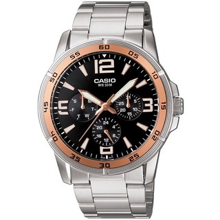 Casio Standard นาฬิกาผู้ชาย สายสเตนเลส รุ่น MTP-1299D-1AVDF