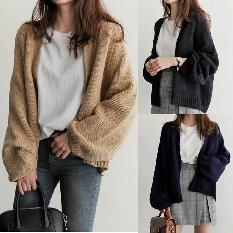 cardigan knitwear shopee