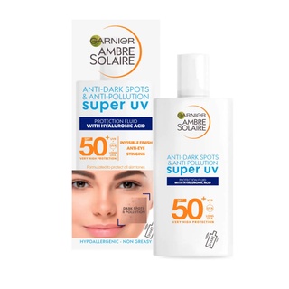 Garnier Ambre Solaire Ultra-Light Sensitive Sun Protection Face Fluid SPF50+ 40ml