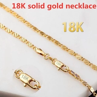 สร้อยคอสเตนเลส ทอง 18K เครื่องประดับงานหมั้น งานแต่งงาน สําหรับผู้ชาย (สร้อยคอ+แหวน)