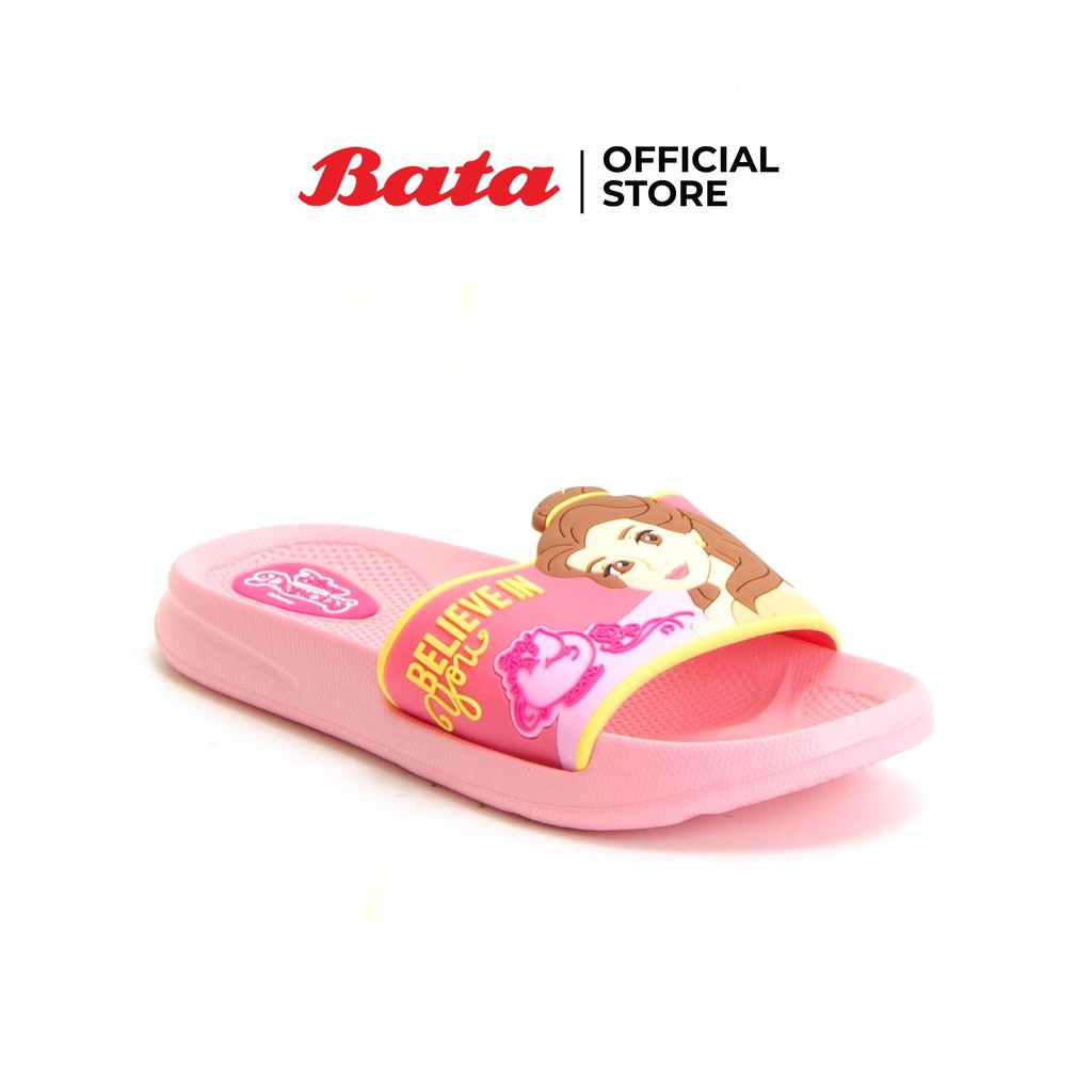 Bata รองเท้าแตะแบบสวมสำหรับเด็ก Disney รุ่น My Princess I สีชมพู - 3615827