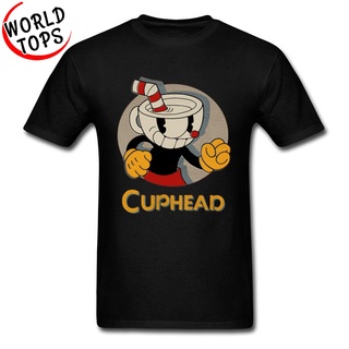 Hensewts Shop เสื้อยืดผ้าฝ้าย 100% พิมพ์ลายอนิเมะ Cuphead Fists Young แฟชั่นฤดูร้อน ฤดูใบไม้ร่วง900338