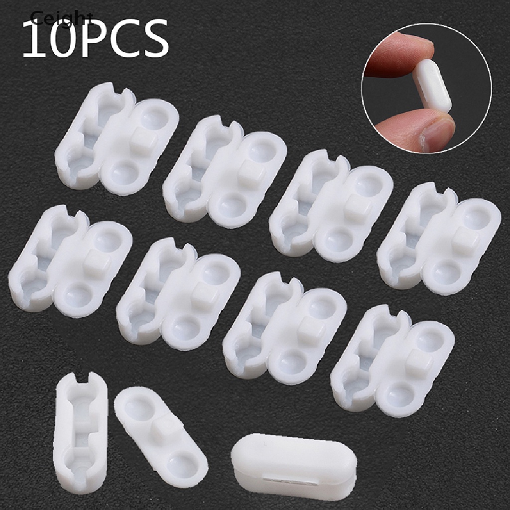 แนะนำ ผ้าม่าน 10 ชิ้น / ล็อต ลูกกลิ้งพลาสติก มู่ลี่ ดึงสายเชื่อมต่อผ้าม่าน โซ่เชื่อมต่อ ราคาพิเศษ มีเก็บเงินปลายทาง