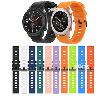 สายนาฬิกาข้อมือซิลิโคน สําหรับ Huami Amazfit GTR 2 3 4 42 มม. 47 มม. GTR2 GTR 2E GTR3 Pro