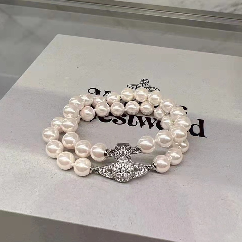 Vivienne ไม้ตะวันตก 2022 graziella pearl Bracelet&---