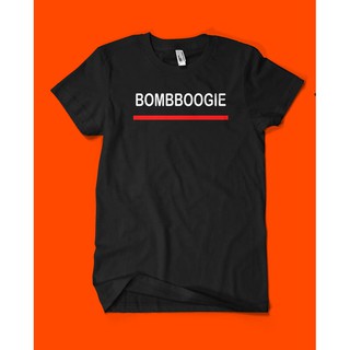 [S-5XL]เสื้อยืด พิมพ์ลาย Bomb BOOGIE สีดํา สําหรับผู้ชาย