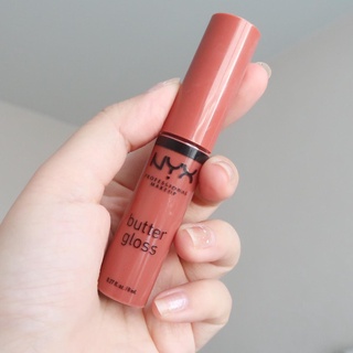 ของแท้/พร้อมส่ง NYX Professional Makeup Butter gloss ลิปกลอสเนื้อฉ่ำวาว 8ml.