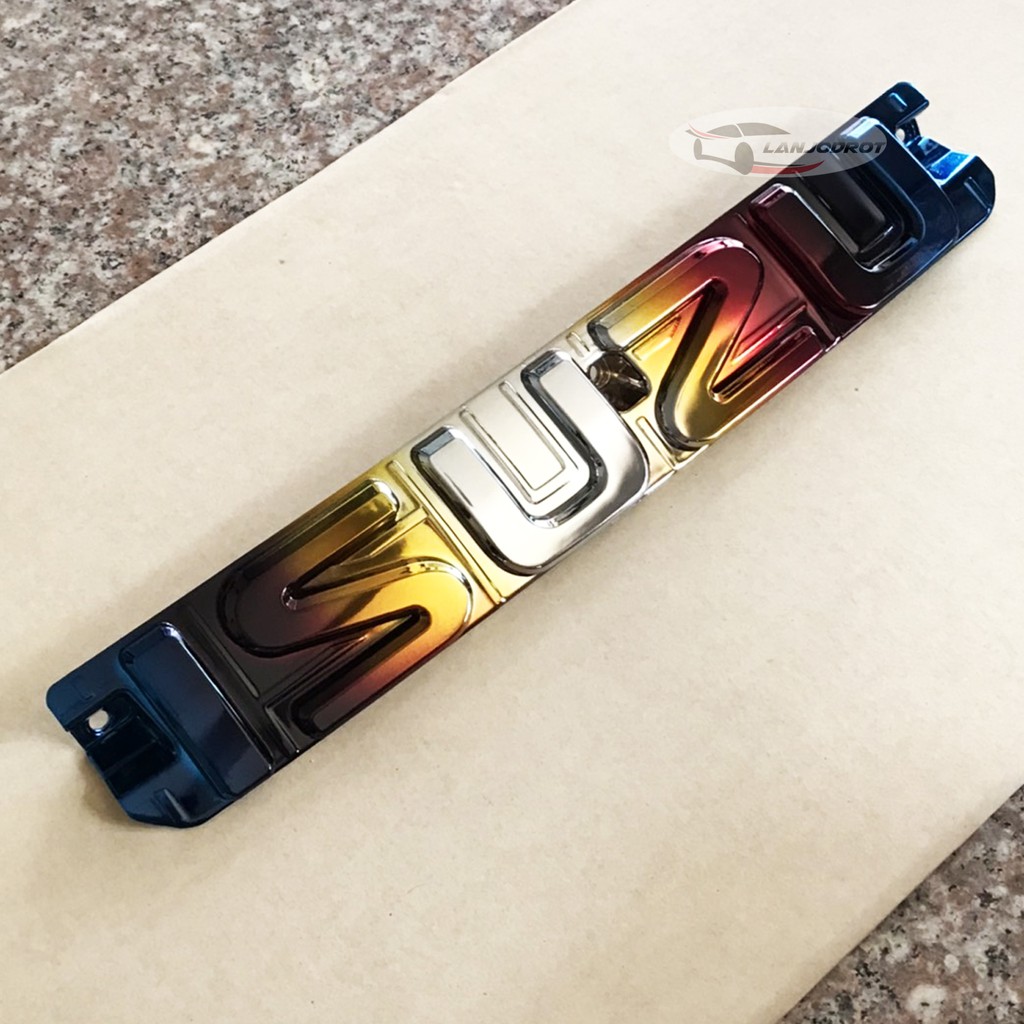 โลโก้ สีไทเท แบบเปลี่ยนแทน โลโก้เดิม ISUZU 2020 ใส่กระจังหน้า All New ISUZU D-MAX 2020 LOGO ISUZU 20