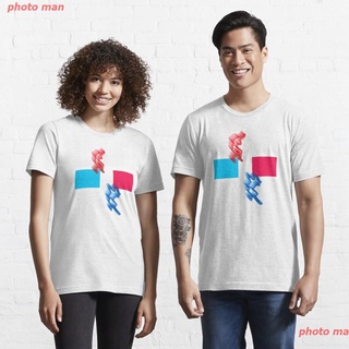 photo man Science Fiction 3D Glasses Essential T-Shirt เสื้อยืดMANA band couple เสื้อคู่รัก