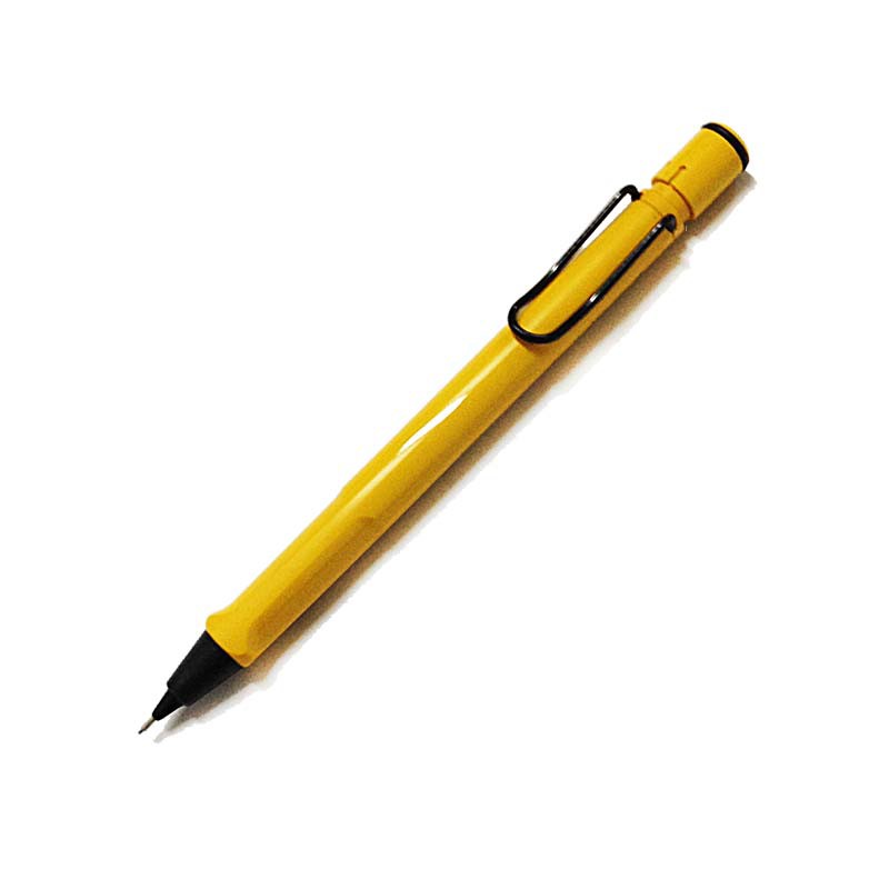 Lamy Safari Mechanical Pencil Yellow with Black Clip (ดินสอลามี่ ด้ามสีเหลืองคลิปสีดำ)
