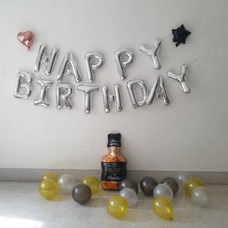 (อ่านก่อนสั่ง) ได้ตามรูป เซทวันเกิด happy birthday ลูกโป่ง