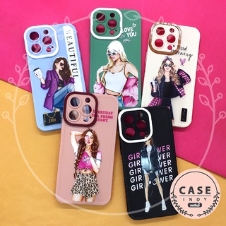 เคส 7 7+ X/Xs XR 11 11 Pro Max 13 13 Pro 13 Pro Maxเคสมือถือซิลิโคน TPU นิ่มกันกล้องนูนพิมพ์ข้างลายการ์ตูน