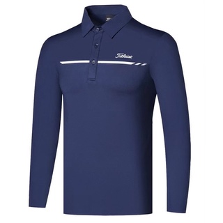 Titleist Polo Shirt เสื้อกีฬาคอปกแขนยาวแบรนด์แท้ราคาพิเศษ