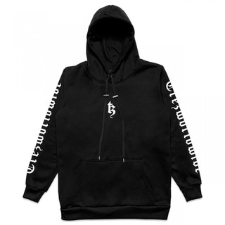 TZ worldwide BE TREZ HOODIE - BLACK (GLOW IN THE DARK - YELLOW)
