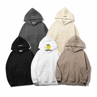 【Lemon】เสื้อกันหนาว  FOG   FEAR OF GOD Essentials 22SS ผ้านุ่มสบายสไตล์เดียวกันสำหรับผู้ชายและผู้หญิง