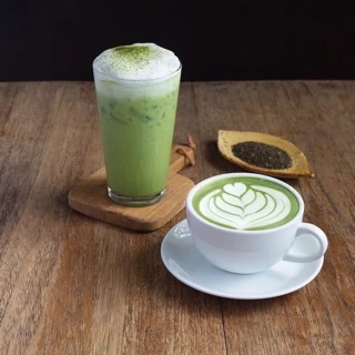 ชาระมิงค์ ผงชงชาเขียวนม กรีนทีลาเต้ 1Kg ชงได้ 200แก้ว Raming Green Tea Mix ชาเขียวปรุงสำเร็จ 1,000g.