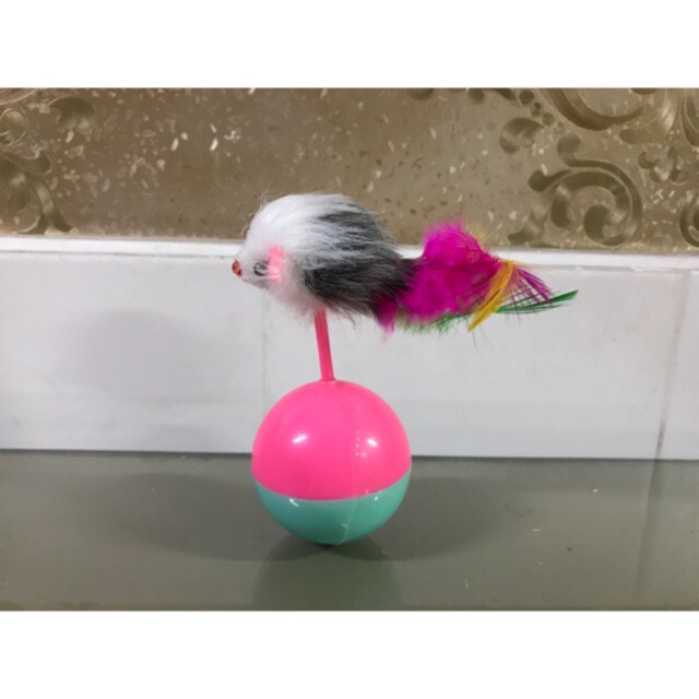 ของเล่นแมว ลูกบอลหนูล้มลุก