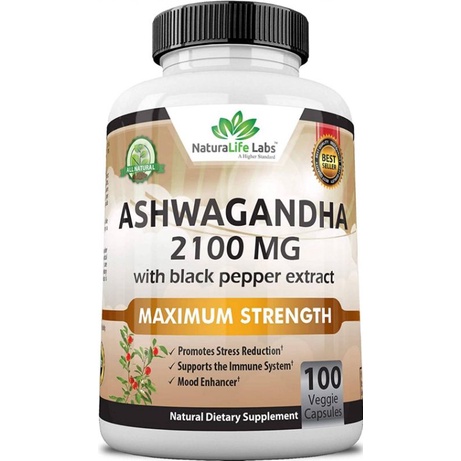 Organic Ashwagandha 2,100 mg