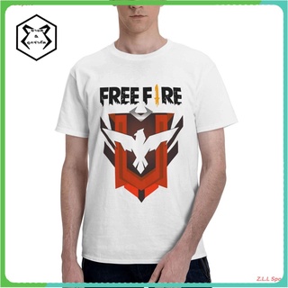 เสื้อยืดขายดีที่สุด เสื้อยืดชาย Free Fire เสื้อยืด การีนาฟรีไฟร์ เสื้อยืด  T-Shirts Tshirt Men เสื้อ เสื้อยืด