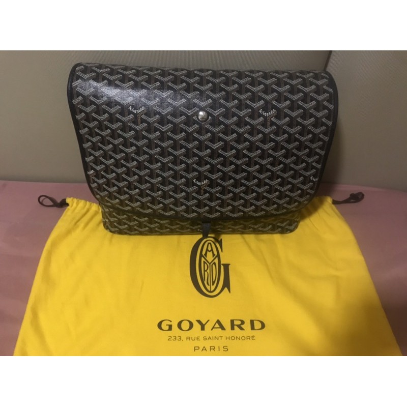 ❌ขายแล้ว❌ Goyard The Capetien Bag Black color(geometric print messenger bag)