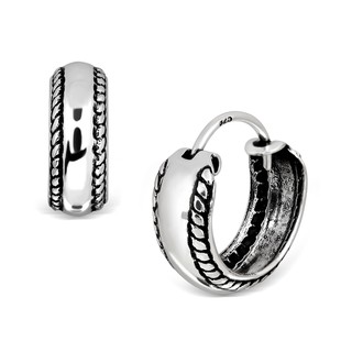 MachuSilver ต่างหูเงินแท้ 925 Sterling Silver สไตล์บาหลี เงินเกลี้ยง พร้อมถุงกำมะหยี่