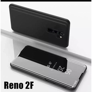 [ส่งจากไทย] Case OPPO Reno2F เคสเปิดปิดเงา สำหรับรุ่น Oppo Reno 2F เคสออฟโป้ Smart Case เคสฝาเปิดปิดเงา สมาร์ทเคส เคสตั้