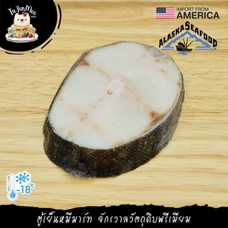 120G/PC ปลาแบล็คค็อดอลาสก้า ALASKA BLACK COD STEAK CUT (ปลาจินดาระ - GINDARA)