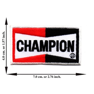 ตัดรีด ตัวรีดติดเสื้อ อาร์มปัก ติดเสื้อปัก ปักเสื้อ DIYลาย CHAMPLON2