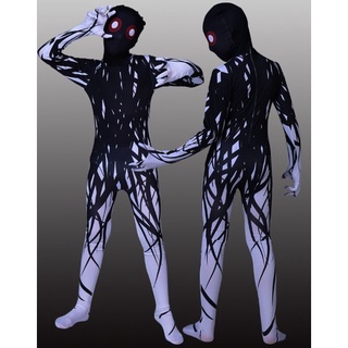 7C296 ชุดเด็ก ชุดฮาโลวีน ชุดซอมบี้ ชุดเงาสยอง ชุดหลุมดำ Children Zombie Tree man Shadow Blackhole Halloween Costume