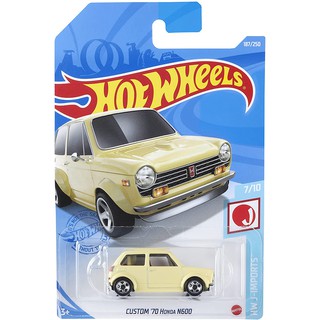 [พร้อมส่ง] รถเหล็ก HOTWHEELS ของแท้ Custom 70 Honda N600 HW2021_#187